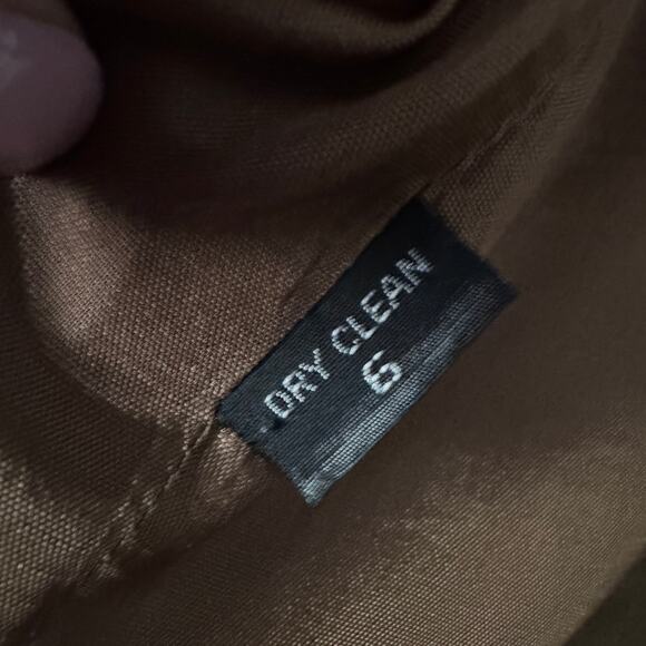 Harve Benard Golden Green Short Double Breasted Military Jacket‎ Women's Size 6 - Picture 3 of 12